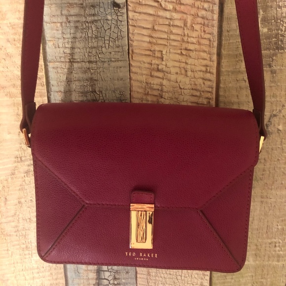 Ted Baker Burgundy Crossbody Bag - Picture 2 of 11